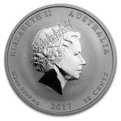 Stříbrná mince 1/2 Oz Lunar Series II Year of the Rooster 2017