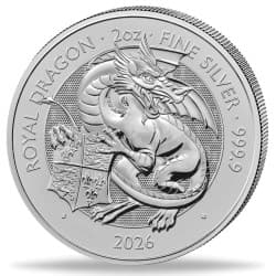 Stříbrná mince 2 Oz The Tudor Beasts Royal Dragon 2026