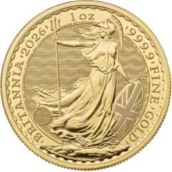 Zlatá mince 1 Oz Britannia 2026