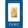 Zlatý slitek 20 g PAMP Růže