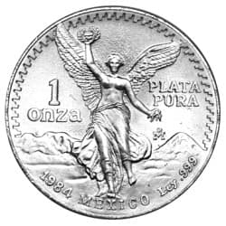 Stříbrná mince 1 Oz Mexican Libertad 1984