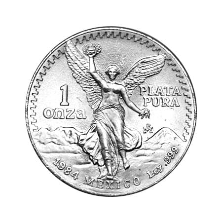 Stříbrná mince 1 Oz Mexican Libertad 1984