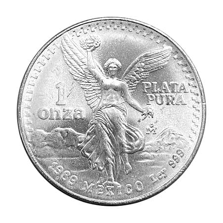 Stříbrná mince 1 Oz Mexican Libertad 1989