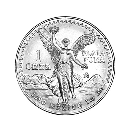 Stříbrná mince 1 Oz Mexican Libertad 1990