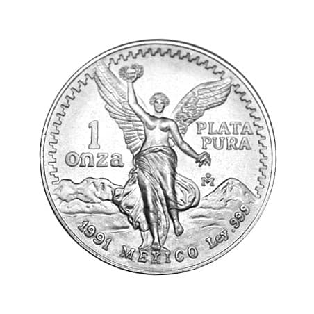 Stříbrná mince 1 Oz Mexican Libertad 1991