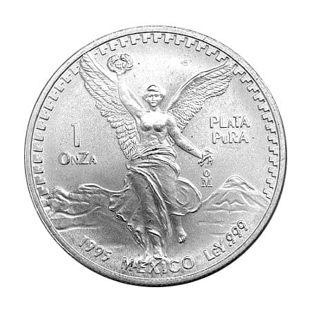 Stříbrná mince 1 Oz Mexican Libertad 1995