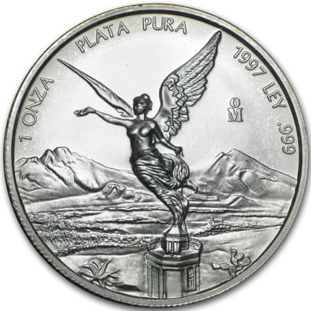Stříbrná mince 1 Oz Mexican Libertad 1997