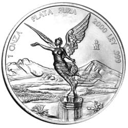 Stříbrná mince 1 Oz Mexican Libertad 2000
