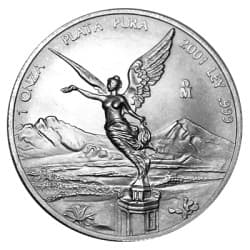 Stříbrná mince 1 Oz Mexican Libertad 2001