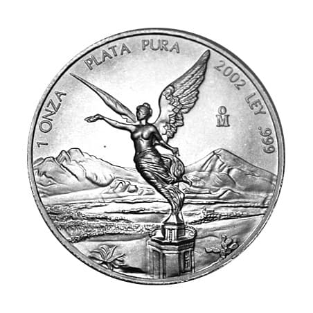 Stříbrná mince 1 Oz Mexican Libertad 2002