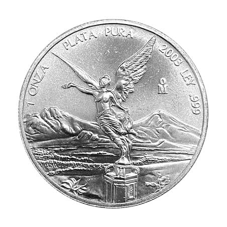 Stříbrná mince 1 Oz Mexican Libertad 2003
