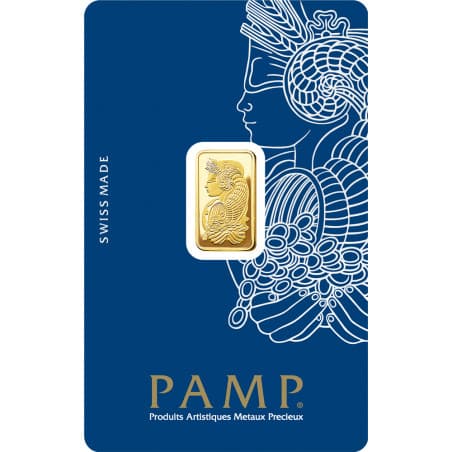 Zlatý slitek 2,5 g PAMP