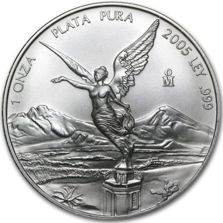 Stříbrná mince 1 Oz Mexican Libertad 2005