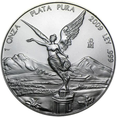 Stříbrná mince 1 Oz Mexican Libertad 2009