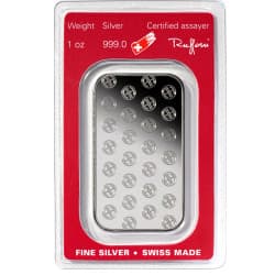 Stříbrný slitek 1 Oz Argor Heraeus