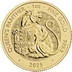 Zlatá Mince 1 Oz The Royal Tudor Beasts Královnin Panther 2025