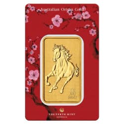 Zlatý slitek 1 Oz Perth Mint Lunar series III Year of the Horse 2026