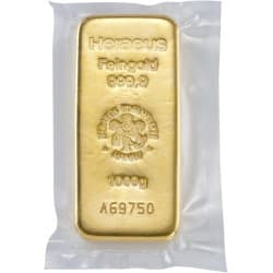 Zlatý slitek 1 Kg Heraeus