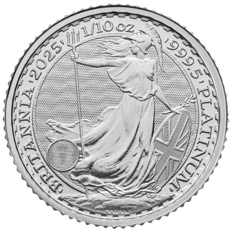 Platinová mince 1/10 Oz Britannia 2025
