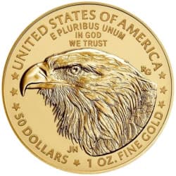 Zlatá mince 1 Oz American Eagle 2021 typ 2