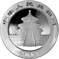 Stříbrná mince 1 Oz China Panda 2013