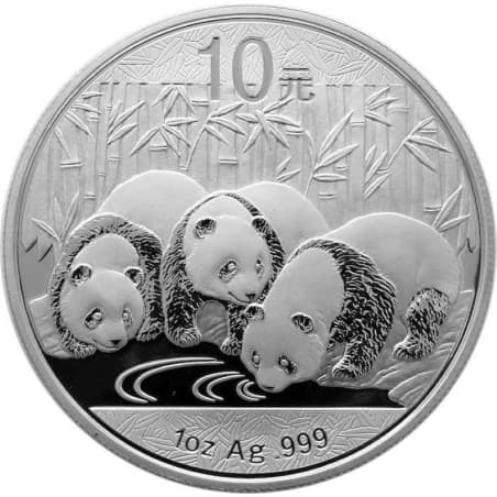 Stříbrná mince 1 Oz China Panda 2013