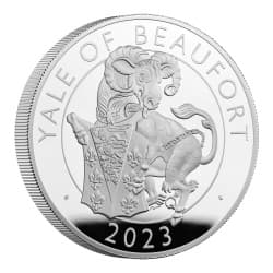 Stříbrná mince 5 Oz The Tudor Beasts Yale of Beaufort 2023