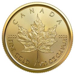 Zlatá mince 1/10 Oz Maple Leaf 2025
