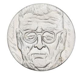 Stříbrná mince 10 Markkaa President Paasikivi - 1970