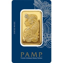 Zlatý slitek 100 g PAMP