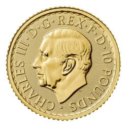 Zlatá mince 1/10 Oz Britannia 2023 Charles