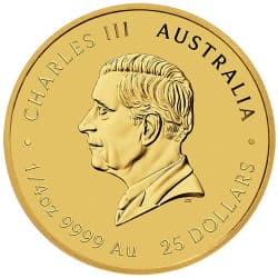 Zlatá mince 1/4 Oz Lunar Series III Year of the Snake 2025 Proof