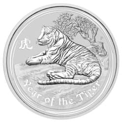 Stříbrná mince 1 Oz Lunar Series II Year of the Tiger 2010