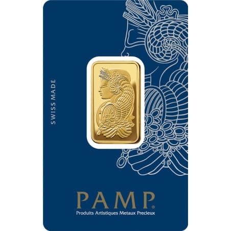 Zlatý slitek 20 g PAMP