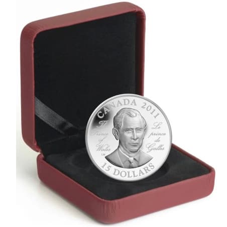 Stříbrná mince 1 Oz Princ Charles 2011