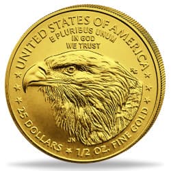 Zlatá mince 1/2 Oz American Eagle 2026