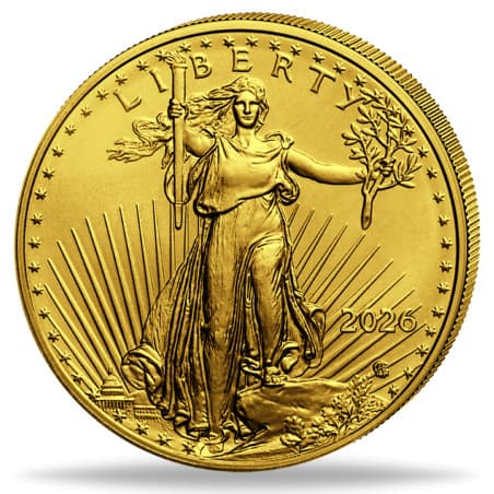 Zlatá mince 1/2 Oz American Eagle 2026