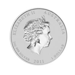 Stříbrná mince 1 Oz Lunar Series II Year of the Rabbit 2011