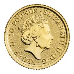 Zlatá mince 1/10 Oz Britannia 2023 Elizabeth