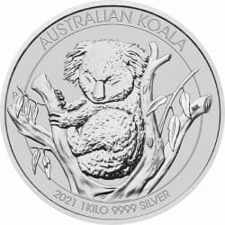 Stříbrná mince 1 Kg Koala 2021