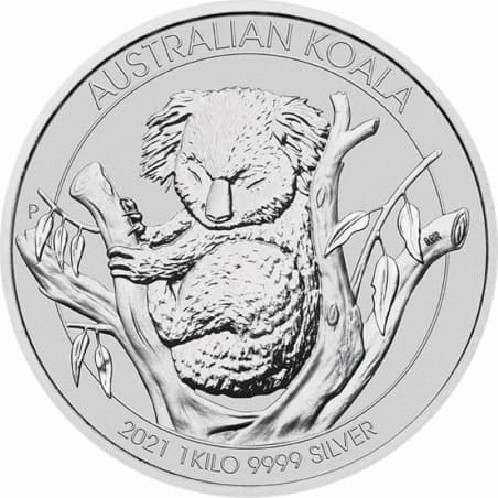 Stříbrná mince 1 Kg Koala 2021