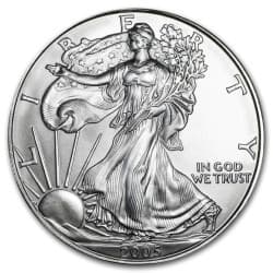 Stříbrná mince 1 Oz American Eagle 2005