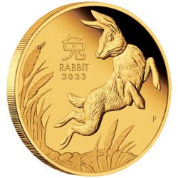 Zlatá mince 1 Oz Lunar Series III Year of the Rabbit 2023 Proof