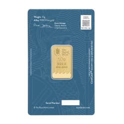 Zlatý slitek 10 g Britannia