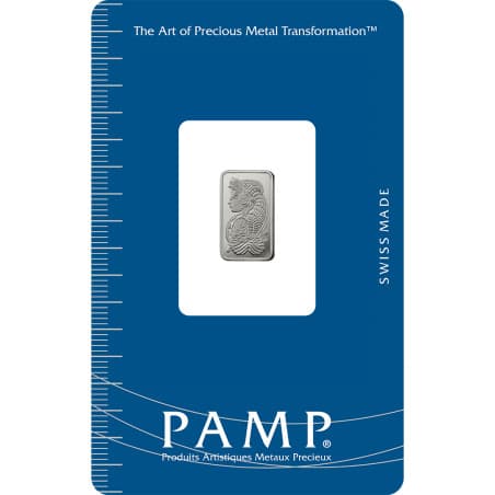 Platinový slitek 1 g PAMP