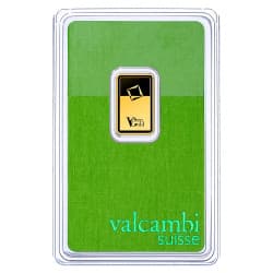 Zlatý slitek 2,5 g Valcambi Green Gold