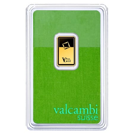 Zlatý slitek 2,5 g Valcambi Green Gold
