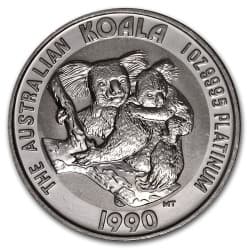 Platinová mince 1 Oz Australian Koala 1990