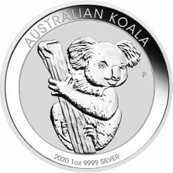 Stříbrná mince 1 Oz Koala 2020