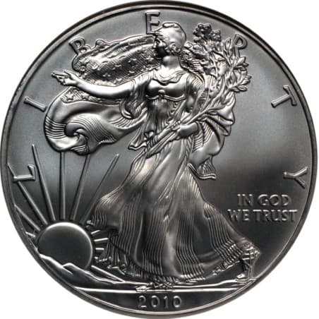 Stříbrná mince 1 Oz American Eagle 2010